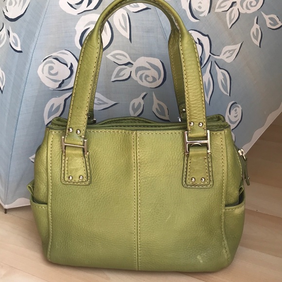 fossil olive green handbolsa